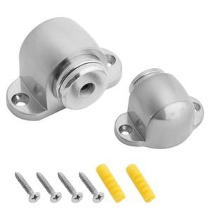 스테인레스 스틸 강력한 마그네틱 도어 스톱퍼 흡입 게이트 지원 하드웨어 캐치 나사 마운트가있는 미니 소