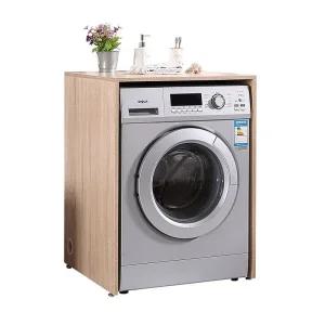 식기세척기 커버장 드럼세탁기 선반 우드 펜트리 화이트