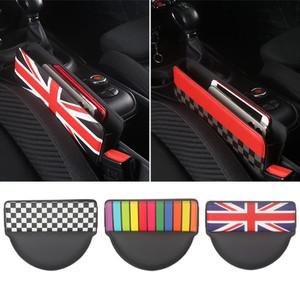 미니 쿠퍼용 카시트 갭 보관함 가방, 포켓 가죽 카드 키, 휴대폰 거치대 액세서리, F54