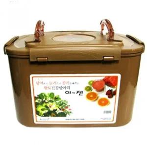 황토 진공 밀폐 저장용기 반찬 냉장보관 항아리