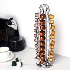 커피 캡슐 정리 회전 거치 보관 케이스
