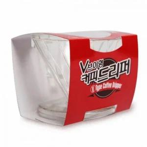 투명 V형 커피추출기 드립필터 커피용품