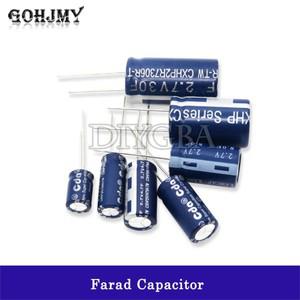 2개/몫 2.7V 슈퍼 커패시터 2F 3.3F 4F 4.7F 5F 6F 7F 8F 10F 30F 패러데이
