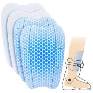 슈파쿨 2Pcs/4Pcs 스키 가드 젤 패드, 6 x 4 인치 스노보드 정강이 재사용 가능한 부츠 라이너용 보호 패드