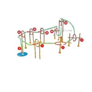 드론 장애물 서킷 훈련 듀얼카메라 입문용 촬영용드론 시합