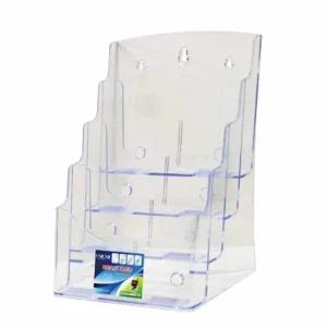 아크릴 브로셔 거치대 A4 리플렛 홀더 광고물 프레젠테이션 소품