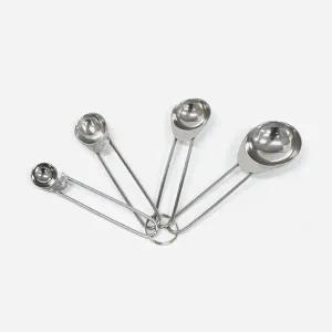 [골드스마일]스텐 계량스푼 4종세트 조리 베이킹 캠핑 카페 주방용