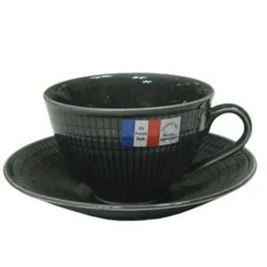 [골드스마일]차콜 도자기 커피잔 홈카페 티컵 세련된 찻잔