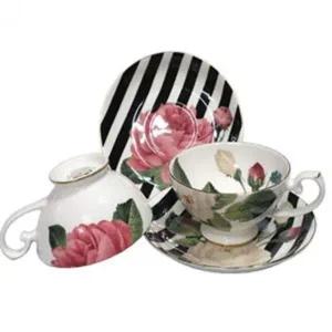 패턴 세라믹 머그잔 커피 티컵 찻잔 물컵