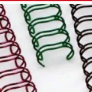 제본링 8mm 녹색 와이어 스프링 250개입 공책 제본 소모품