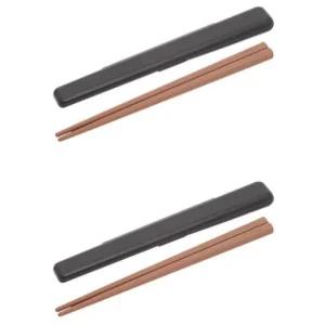 트윙고 도시락 젓가락 휴대용 수저 케이스 포함 2세트