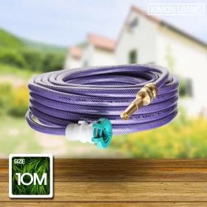 (키모스)무독 워터샷 호스세트10M 물호스 분사기 호스/베란다/호수/세차/릴/물/정수기/정원/수도꼭지/연결