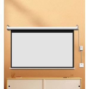 4K 100인치 빔 전동스크린 화면 유리섬유 고화질