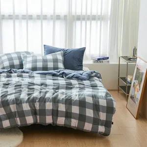 [아이르] 빅체스 극세사 먼지없는 차렵이불+베개세트 슈퍼싱글 SS