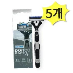도루코 페이스4 4중날 휴대용면도기 x 5개