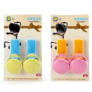 유모차 기타용품 담요고정 집게 핑크