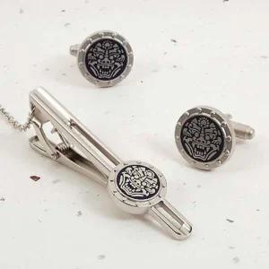 (카라빈카)문양넥타이핀 커프스set도깨비