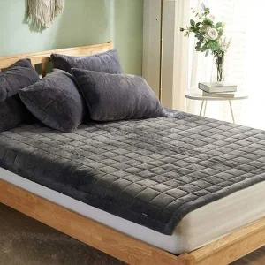 [알티피아]블레스 10mm 장모 라셀 극세사 침대패드 K 킹 차콜