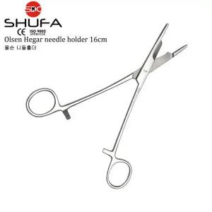 SHUFA 슈파 올슨 니들홀더 16cm 지침기+가위 / Olsen Hegar Needleholder