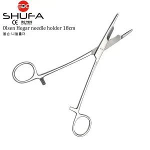 SHUFA 슈파 올슨 니들홀더 18cm 지침기+가위 / Olsen Hegar Needleholder