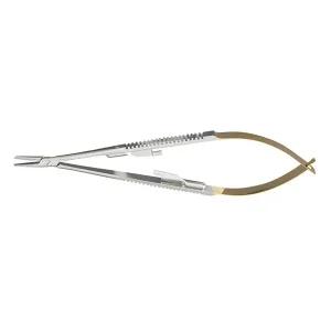 SPICA 골드 카스트로비조 니들홀더직Serrated S18-1828ATC 14cm - Castroviejo Needle Holder .