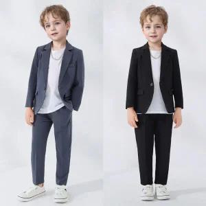 아트박스/교복몰 레오 싱글버튼 클린컬러 정장 턱시도 세트(자켓 티셔