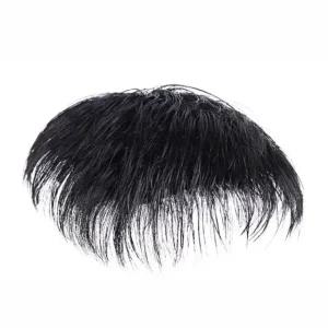 [아우트]남자용가발 인모가발 초간편 똑딱핀 100프로