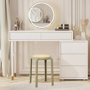 쌓을 수 있는 의자 백리스 라운드 시트, 바 다이닝 스툴 PP, 교실 홈 레스토랑용, 46cm