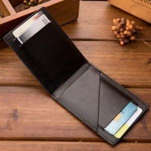 [아우트]얇은지갑 카드지갑(블랙)남자 학생지갑
