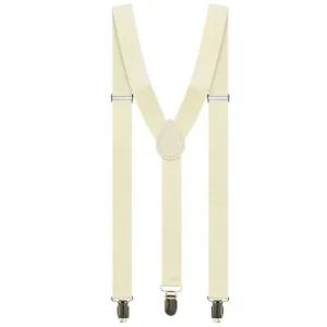 [아우트]고정 얇은멜빵 클래식멜빵 아이보리