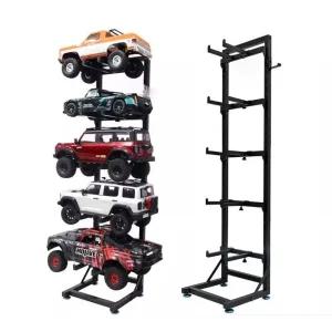 RC카 선반 거치대 다이 수납 진열 브래킷 전시대 모형 검정색