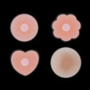 [피커]실리콘 고급형 꽃모양 패치 꼭지 니플패치 가리개 2P