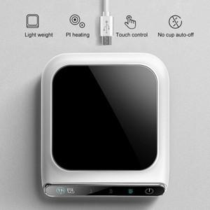 미니 휴대용 USB 컵 워머 커피 머그 가열 코스터 3 기어 100 ° 홈 오피스 책상 난방 패드용 C 밀크티 워