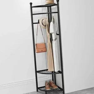 옷방 행거 3단 모서리 옷걸이 조립식 멀티행거 선반 옷방행거 좁은방행거 모서리행거