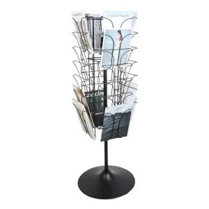 편지지 카드 회전 꽂이 케이스 진열대 팜플렛 거치대