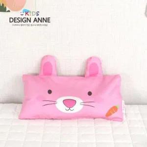 디자인엔 순면 당근토끼 키즈메밀베개