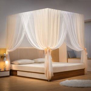 접이식 싱글침대 캐노피 침대커튼 천막 침실데코 가정용 데코 장식 세트 샴페인 유르트