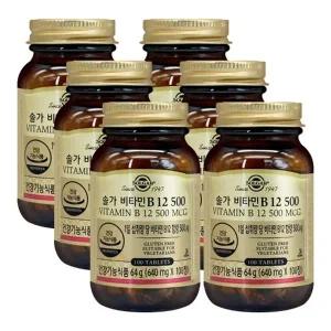 솔가 비타민B12 500 640mgX100정X6개_23276520