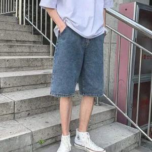 클래식 스타일 남성 루즈핏 청반바지 캐주얼스타일