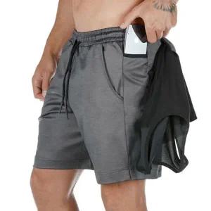 남성 트레이닝 반바지 포켓 반바지 운동복 3컬러