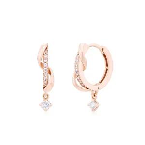 [DIAME]선율 18K골드 랩그로운 다이아몬드 귀걸이 FGDE1313WLAB