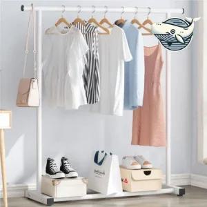 유니크한 스탠드형 의류 행거 튼튼한 철제 스탠드옷걸이 옷걸이행거 미니행거 스탠드행거