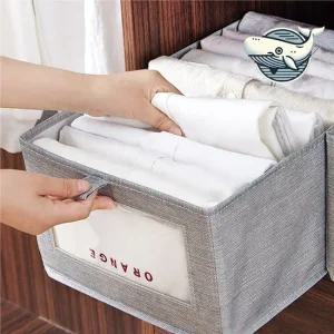 다용도 패브릭 수납함 정리 리빙박스 속옷 수납박스 패브릭리빙박스 수납함