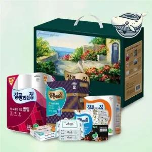 깔끔세트 집들이 선물 롤화장지 키친타올 갑티슈 롤티슈 화장실휴지 두루마리화장지