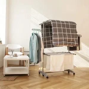 6단 이동식 접이식 빨래건조대 튼튼한건조대 빨래건조대대형 대형건조대