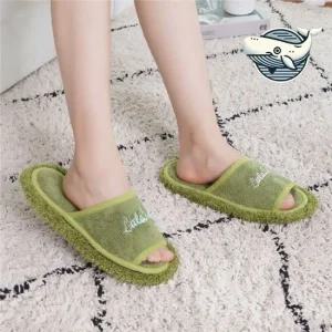 청소 슬리퍼 극세사 패드 바닥용 편안한 청소 청소슬리퍼 극세사청소슬리퍼