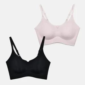 [피커]데일리 여자 노와이어 실리콘 브라0082us