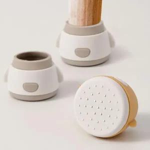 [RG55M184]소음 미끄럼방지 실리콘 의자 발캡 신발 커버