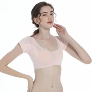 [피커]겨드랑이 땀흡수 티셔츠 숏탑이너웨어 숏탑 흡수 1P