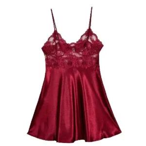 [피커]롱 부드러운 실루엣이예쁜 끈나시잠옷 원피스